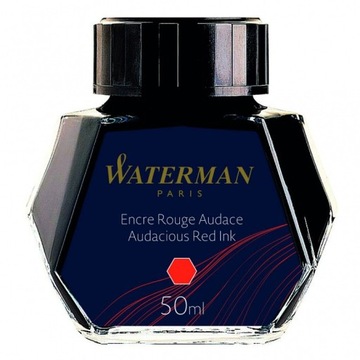 WATERMAN ATRAMENT DO PIÓR WIECZNYCH 50ML CZERWONY