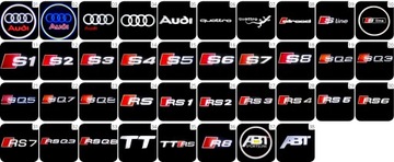 Светодиодная лампа для проектора с логотипом Audi ВСЕ МОДЕЛИ!
