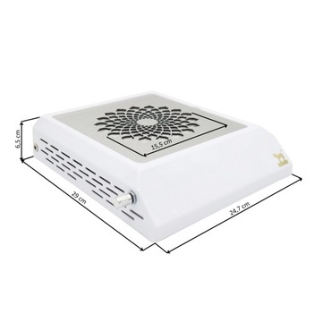 Pochłaniacz pyłu do paznokci manicure ZEBRA mobil