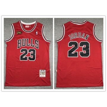 koszulka NBA Chicago Bulls nr 23 Jor dan czerwona koszulka do koszykówki 98