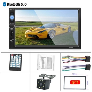 7010B-8LED-Styl ramki 7010b Radio samochodowe Bluetooth 2 DIN 7 HD
