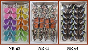 БАБОЧКИ-бабочки ИСКУССТВЕННЫЕ УКРАШЕНИЯ для ШТОР 16 дизайнов!