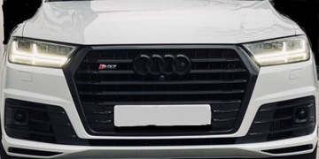 Q7 SQ7 AUDI ZNAK ZNAKY PŘEDNÍ 315X110 ČERNÁ LESK