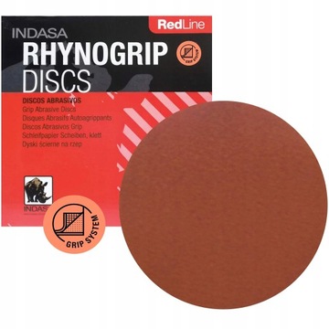 INDASA RED Krążki Ścierne Rzep 125mm P120 50x