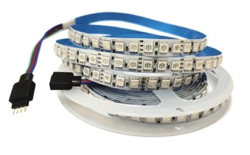 Taśma RGB 600 LED SMD5050 IP20 12V 10mm 120/ 1m HQ