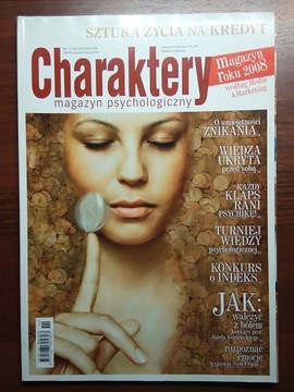 CHARAKTERY magazyn psychologiczny Nr 11/2008 spis