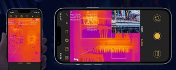 Тепловизионная камера Xinfrared T2S+ Lightning для смартфона, измерение температуры