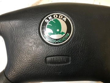 РУЛЕВОЕ КОЛЕСО SKODA OCTAVIA I LIFT + ПОДУШКА ПОДУШКИ БЕЗОПАСНОСТИ 1J0419091AA