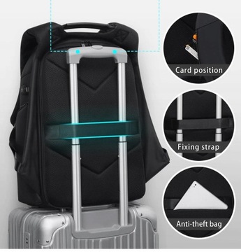 Рюкзак ROWE R-5076 для ноутбука 15,6 16,4 с USB