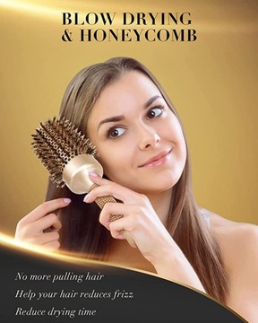 ЩЕТКА ДЛЯ ВОЛОС С НАТУРАЛЬНОЙ ЩЕТИНОЙ SUPRENT CAP