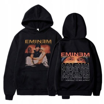 Eminem Anger Management Tour 2002, толстовка с капюшоном, вин