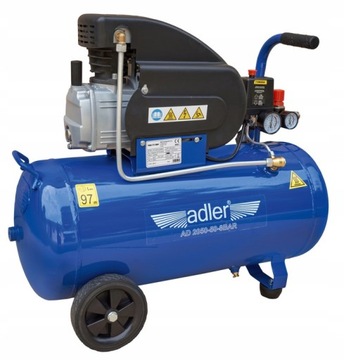 KOMPRESOR 50L AD2050-50- ADLER z akcesoriami ŁÓDŹ