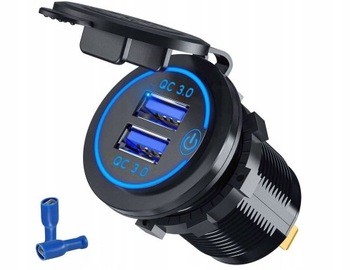 АВТОМОБИЛЬНОЕ ЗАРЯДНОЕ УСТРОЙСТВО АВТОМОБИЛЬНЫЙ БЛОК ПИТАНИЯ USB QC 3.0