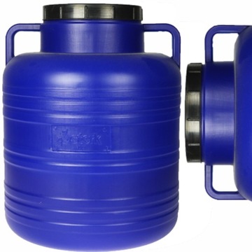 BECZKA ZAKRĘCANA PLASTIKOWA DO KISZENIA 80L ATEST