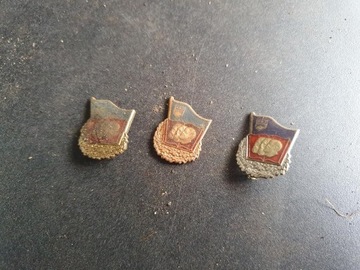 ПИН-ЗНАЧОК Знак ВЛКСМ ГДР. Маркс, Энгельс, Ленин