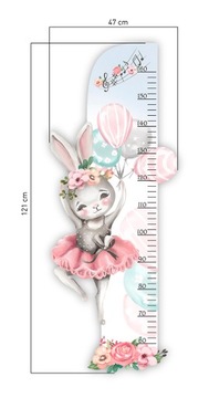 Наклейка «ИЗМЕРИТЕЛЬ РОСТА БАЛЕТНИКОВ»