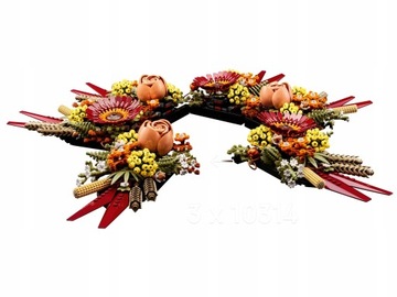 LEGO ICONS DRYED FLOWERS ЦВЕТЫ ПЛАТЬЕ ПОДАРОЧНОЕ УКРАШЕНИЕ XXL НАБОР