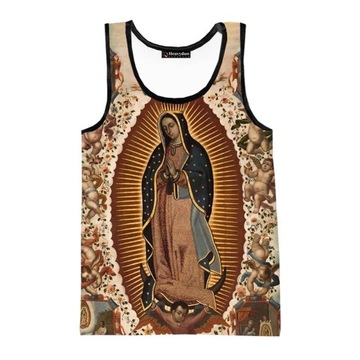 Koszulka bez rękawów Virgin Mary God Tank Tops