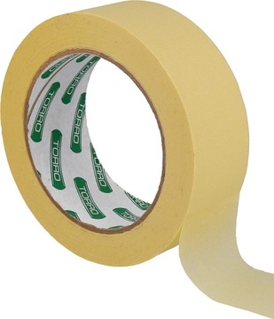 TORRO TAŚMA MASKUJĄCA PAPIEROWA ŻÓŁTA 25x25m MALARSKA .,