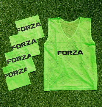 Kamizelki treningowe FORZA [10, junior] zielone