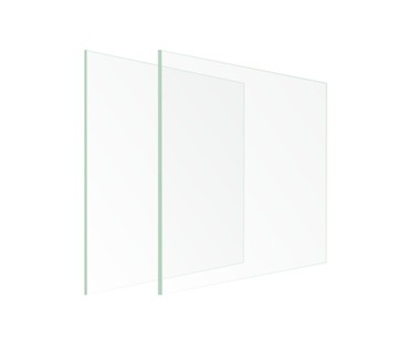 SZYBA PODSTAWA POD KOMINEK HART SZKŁO 100x100 8mm