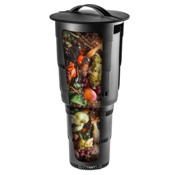 6x 11 L ROUND GARDEN COMPOSTER BIO COMPOST FERTILISER