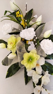 Цветы на могилу ВЕСЕННИЕ новогоднее украшение, искусственные