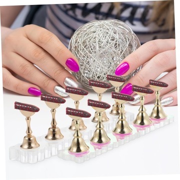 2 комплекта декора для ногтей, подставка для накладных ногтей, передняя полка для дисплея