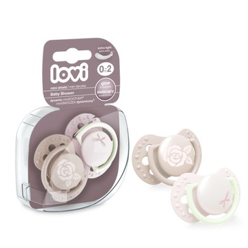 Соска LOVI BABY SHOWER SOOTHING 0-2 м 2 шт.