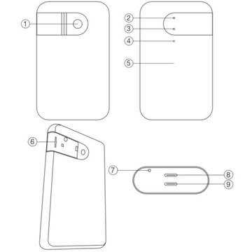 WIFI Шпионский диктофон, маленькое магнитное приложение, удаленное подслушивание