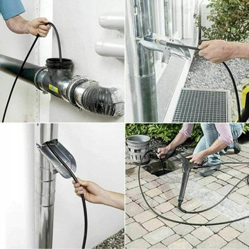 ШЛАНГ ДЛЯ ОЧИСТКИ КАНАЛИЗАЦИОННЫХ ТРУБ 10М ДЛЯ МАШИНЫ ПОД ДАВЛЕНИЕМ KARCHER