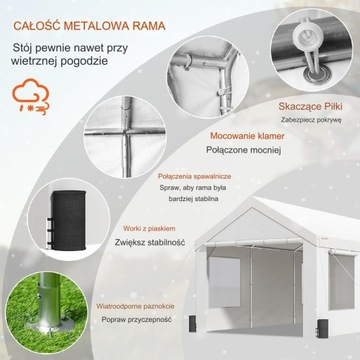 Гараж-палатка для хранения вещей 3 х 6 м.