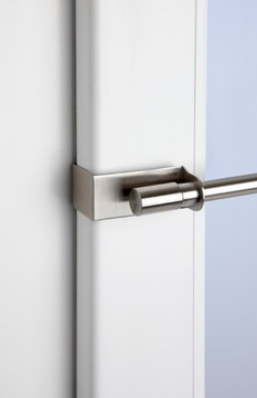 ЛАТУННЫЙ мини-выдвижной карниз Телескопическая ревность 100% металл 75-125 см