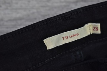 LEVI'S Water Less Damskie Skinny 711 Premium 28/30