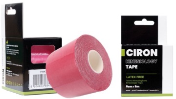 5x TEJPY Kinesio patches кинезиотейпирующая лента CIRON 5м кинезиологическая лента
