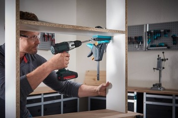 Zestaw do ukrytych połączeń śrubowych pod kątem 90° wolfcraft 8629000