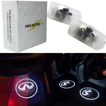 INFINITI LED LOGO POWITALNE PROJEKTOR ŚWIATŁO FX Q50 QX50 QX56 Q70 QX80