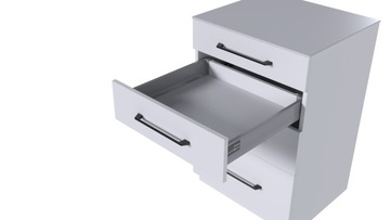 SZUFLADA REJS COMFORT BOX PLUS H84 NISKA L550 SZARA CICHY DOMYK WYSUW