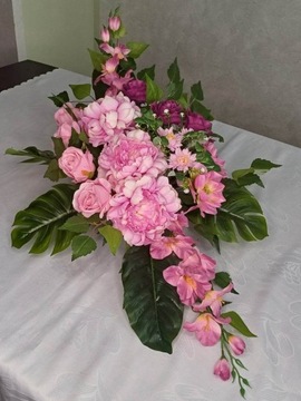 Букет, букет, украшение могилы, кладбище, надгробие