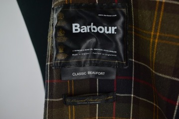 Barbour Classic Beaufort Kurtka Woskowana Bawełna Męska Waxed Cotton XL