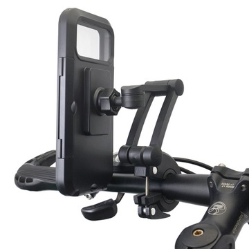 MOTOCYKLOWY UCHWYT OBUDOWA TELEFON MOTOR DOTYKOWY WODOODPORNY ZAMYKANY 6,5'