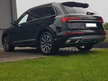 Audi Q7 II SUV Facelifting  3.0 45 TDI 231KM 2022 AUDI Q7 S-LINE QUATTRO 3,0 TDI SZKLANY DACH 4x4 KRAJOWY I-WŁAŚCICIEL CZARNY, zdjęcie 27