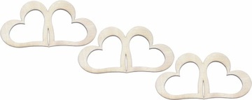 НАБОР ФАНЕРНЫХ СЕРДЦЕВ - деревянные сердечки, обрезки сердечек