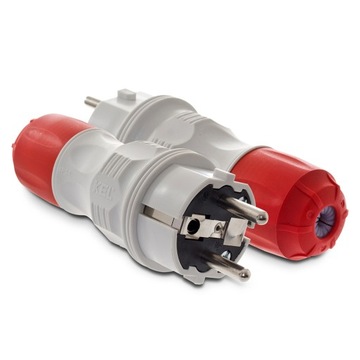 Wtyczka prądowa hermetyczna na kabel 16A 250V KEL