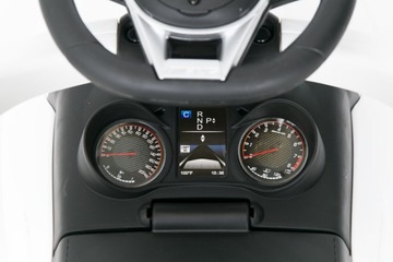 jeździk MERCEDES skóra GUMOWE KOŁA TABLICE skręt