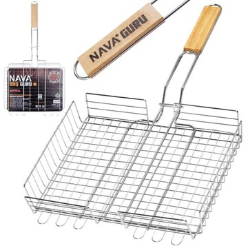 Корзина для гриля металлическая BBQ GURU 32x24,5 см /NAVA