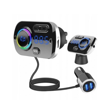 TRANSMITER SAMOCHODOWY BLUETOOTH FM PIĘKNY DŹWIĘK