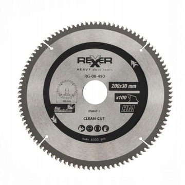PIŁA TARCZOWA DO ALUMINIUM 200X30MM 100Z WĘGLIK