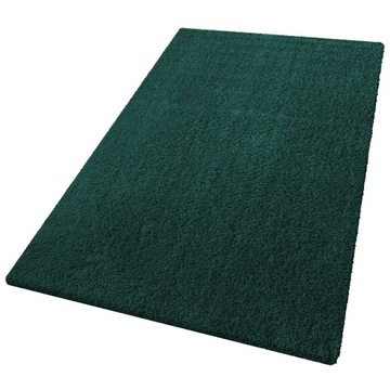 Pluszowy Dywan Alpaca 150x80 Butelkowa Zieleń