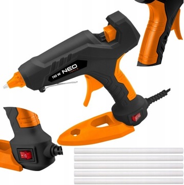 PISTOLET KLEJOWY DO KLEJENIA NA GORĄCO NEO TOOLS + KLEJ